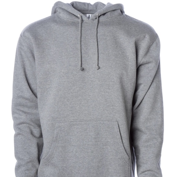 Heavyweight Hooded Drawstring Pullover Sweatshirt - Picture 1 of 4